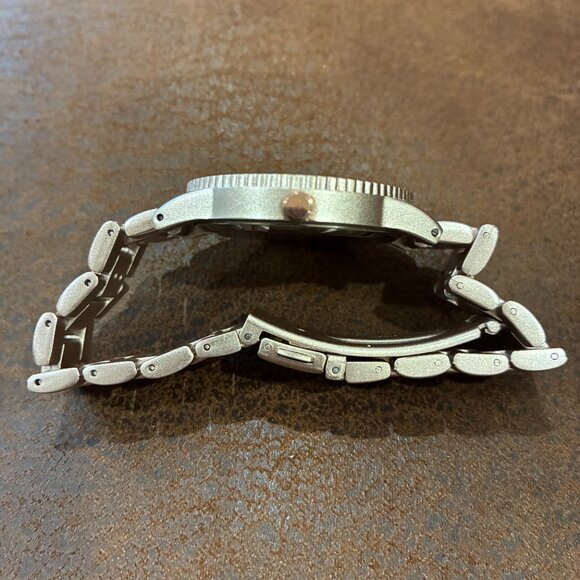 Aeropostale Pink with Cubic Zirconia Surrounding Face Metal Women's Watch - Picture 11 of 15